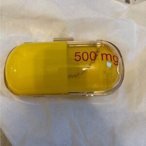 Novelty Pill-Shapes clutch/crossbody